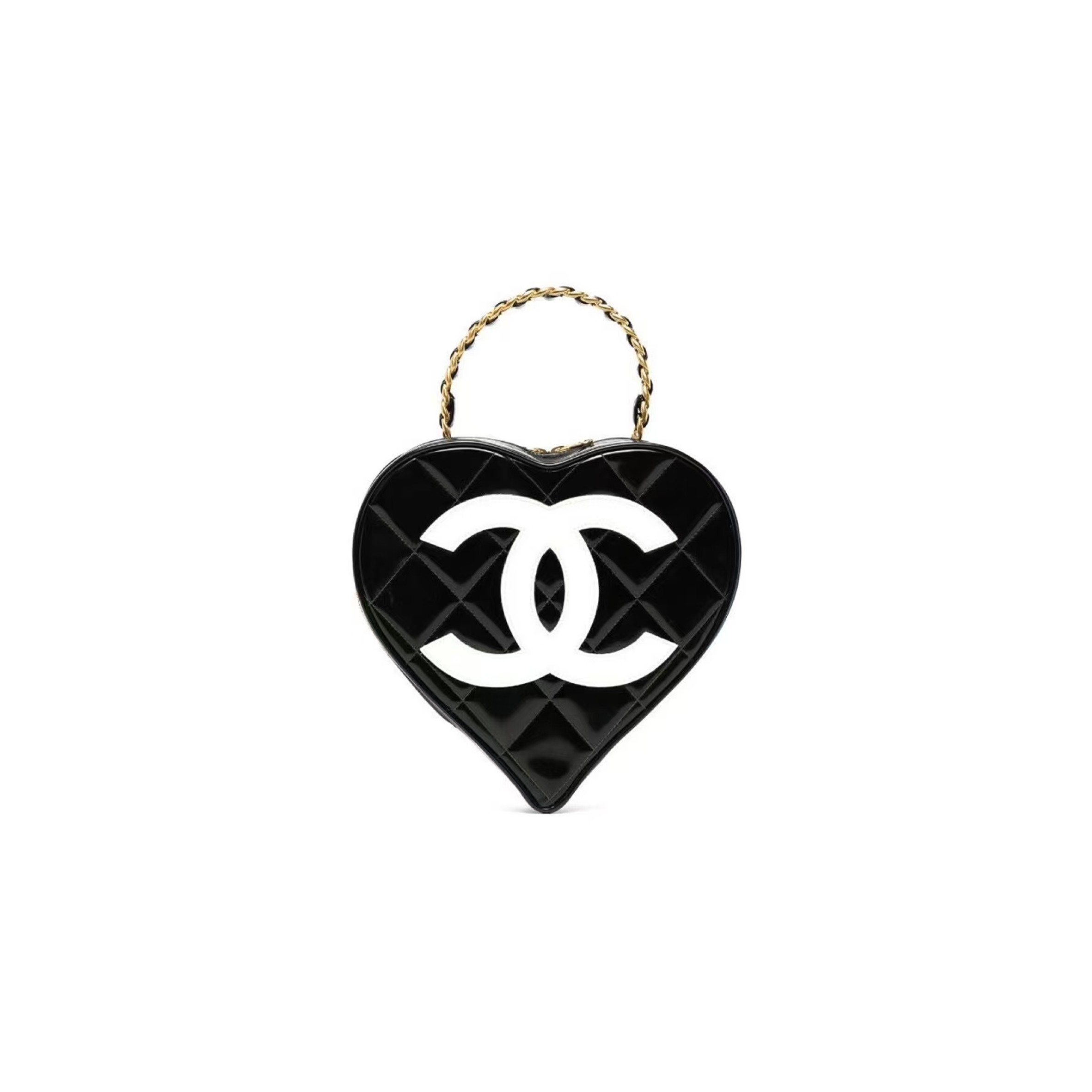 CHANEL HEART BAG CUSTOMIZED (24*23*7.5cm)